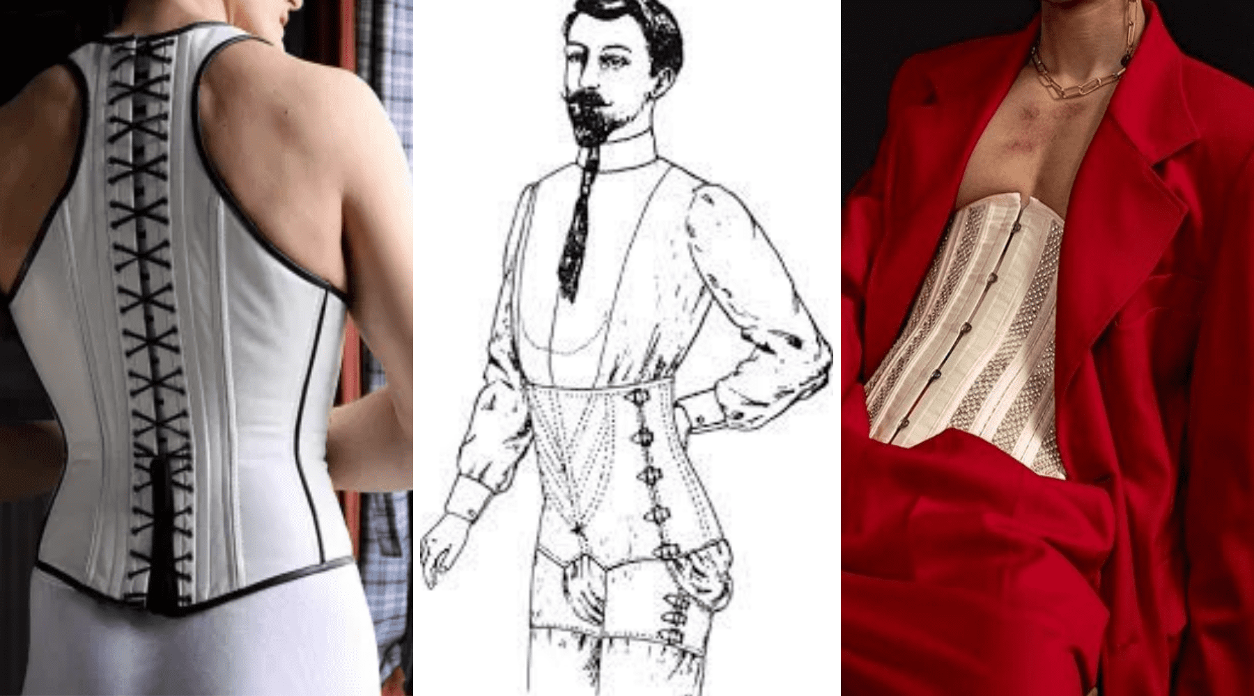 Faux leather Men's Girdles & corsets