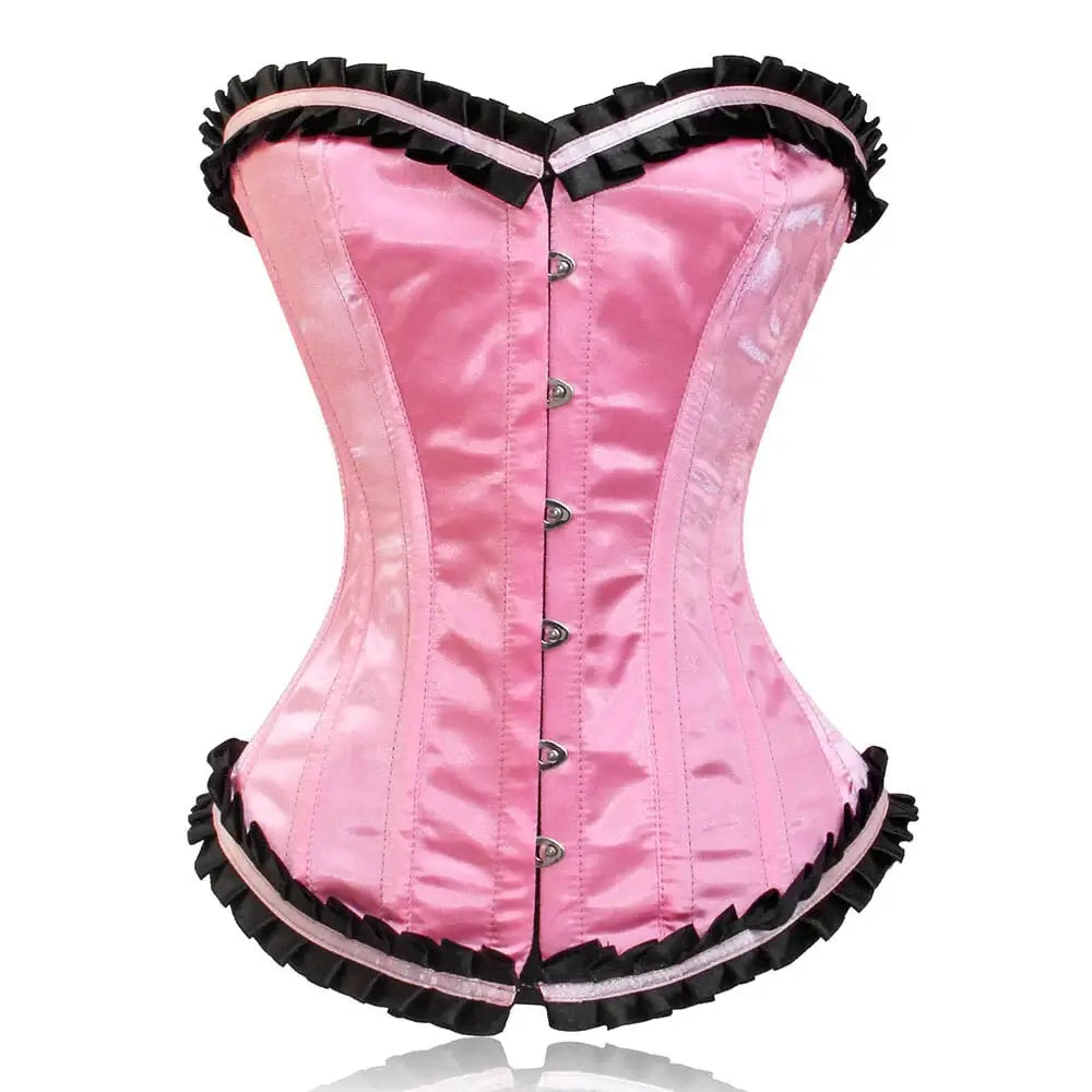 Hot Pink corset top - Lacemade Corset