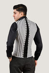 Brocade Men corset vest 