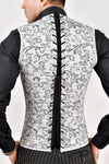 Brocade Men corset vest 