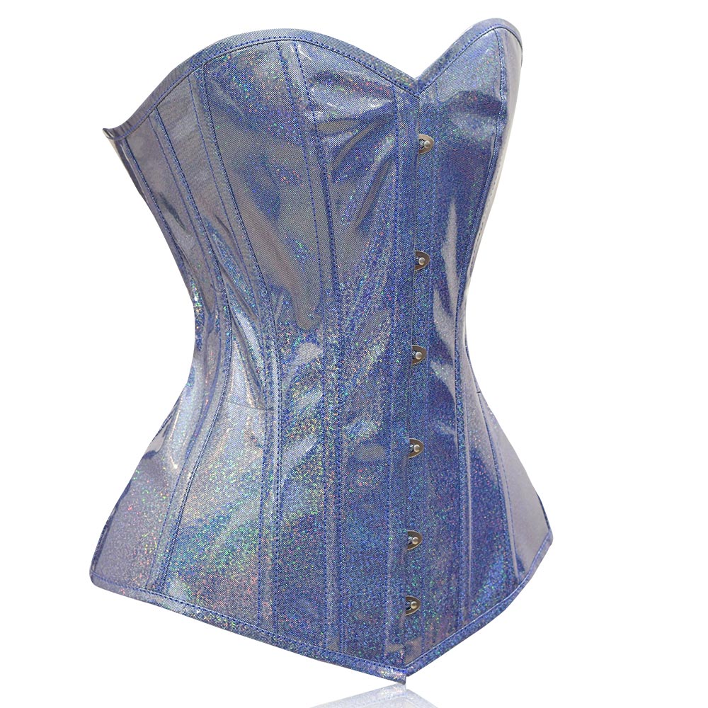 PVC  Over Bust Corset Top - Laced Corset