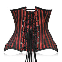 Red  Under bust Lacemade corset