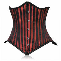 Red  Under bust Lacemade corset