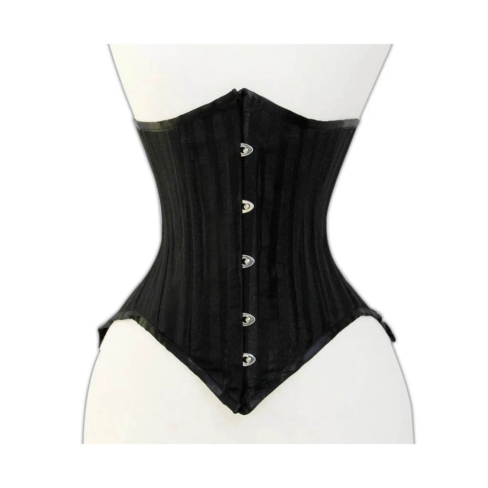 Black deals Green Brocade steel boned Corset