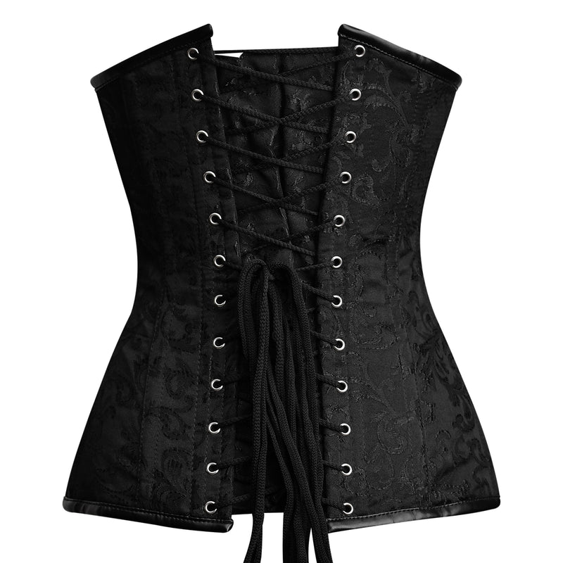 Black corset top plus size