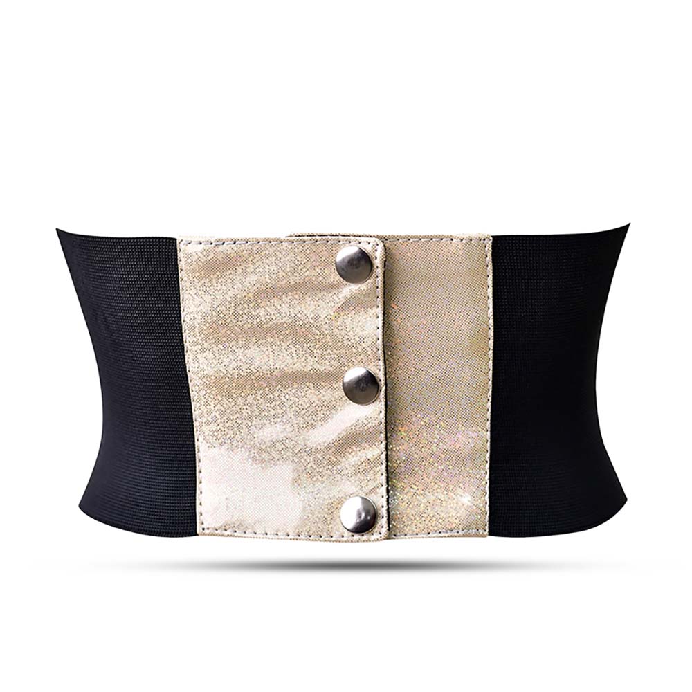 Gold waist hot sale cincher belt