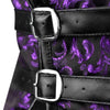 Purple Short torso corset Belt 