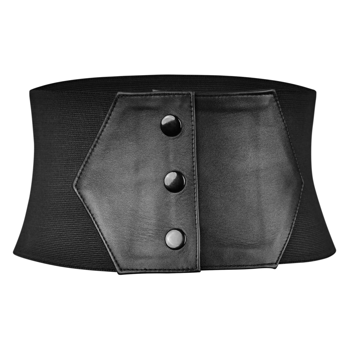 Underbust Black Corset Belt 