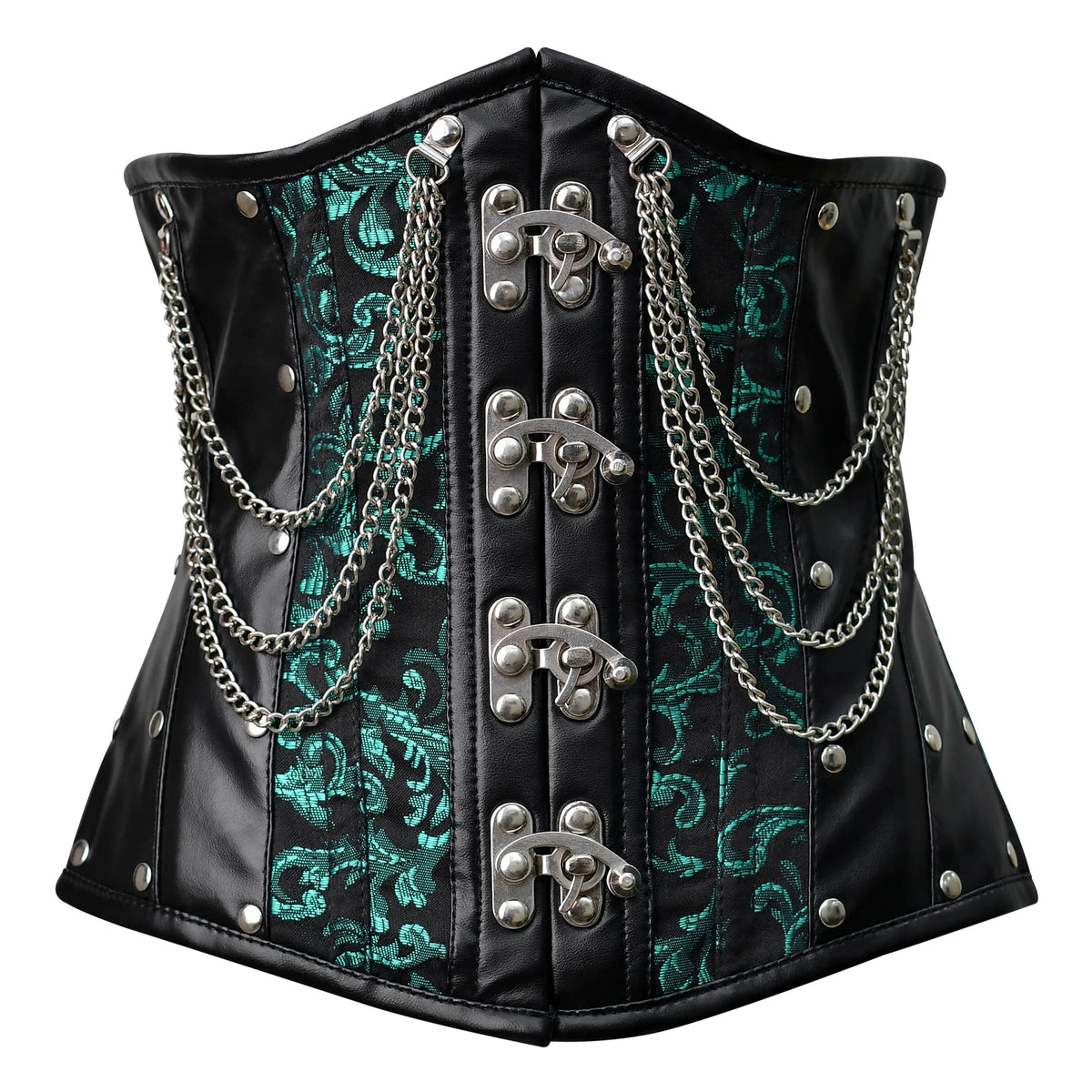 Plus size denim corset top - Under Bust Corset – Miss Leather Online
