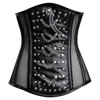 Mesh Corset Black Top