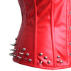 Red Leather corset Top