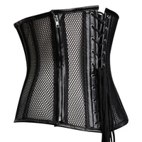 Mesh Corset Black Top