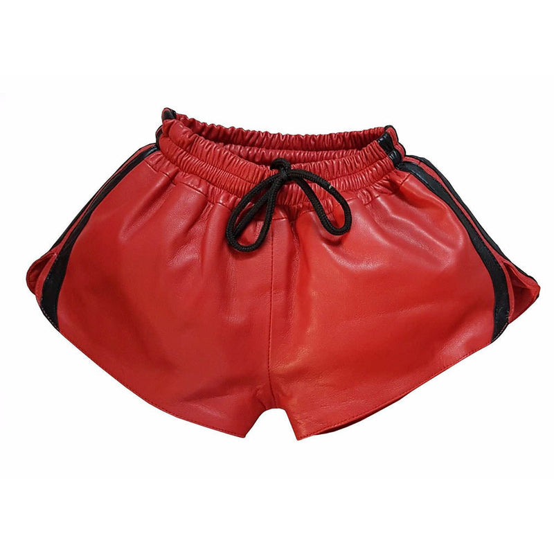 Mens Real Leather Shorts